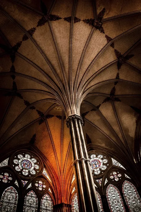 Gerahmter Druck : Innenansicht von Salisbury Cathedral Gerahmter Druck : Innenansicht von Salisbury Cathedral
