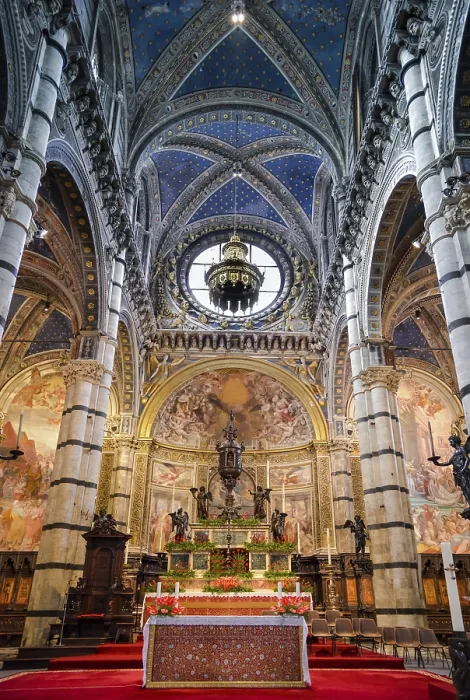 Gerahmter Druck : Innenansicht der Siena Kathedrale Gerahmter Druck : Innenansicht der Siena Kathedrale