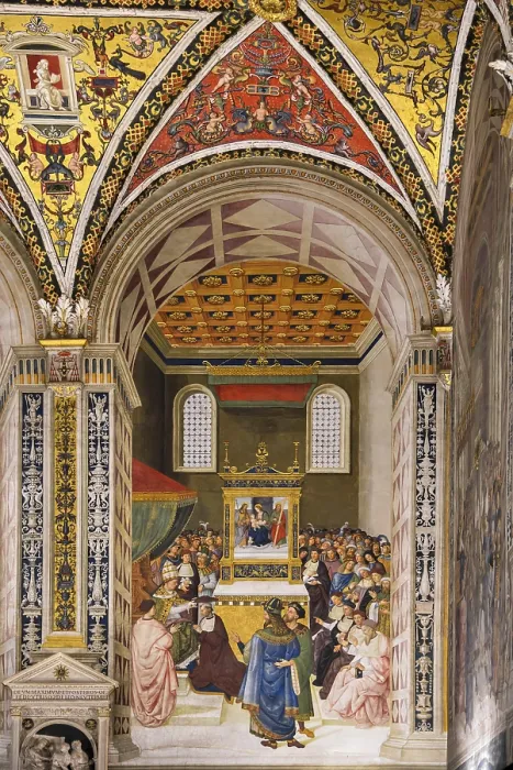 Gerahmter Druck : Innenansicht der Siena-Kathedrale. Gerahmter Druck : Innenansicht der Siena-Kathedrale.