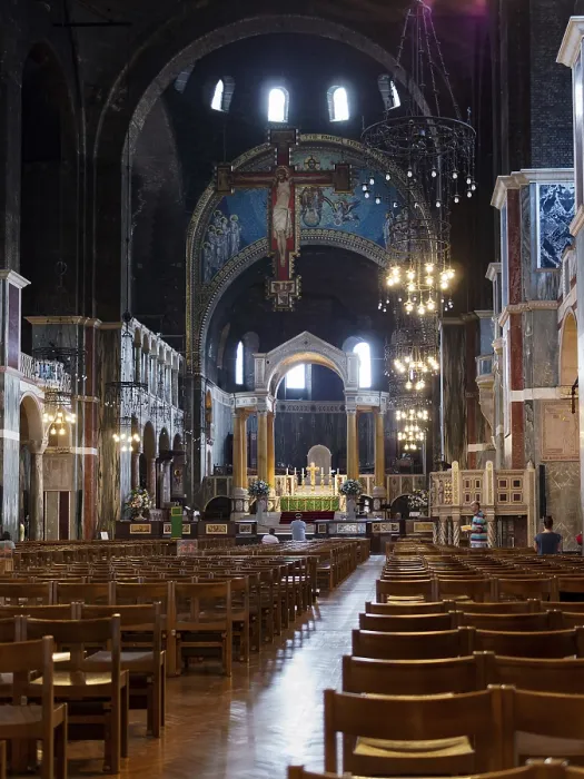 Gerahmter Druck : Innenansicht der Westminster Cathedral. Gerahmter Druck : Innenansicht der Westminster Cathedral.