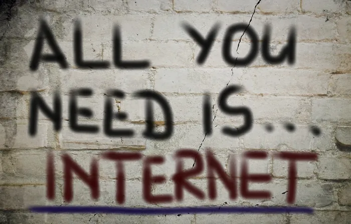 Gerahmter Druck : Internet-Konzept Gerahmter Druck : Internet-Konzept