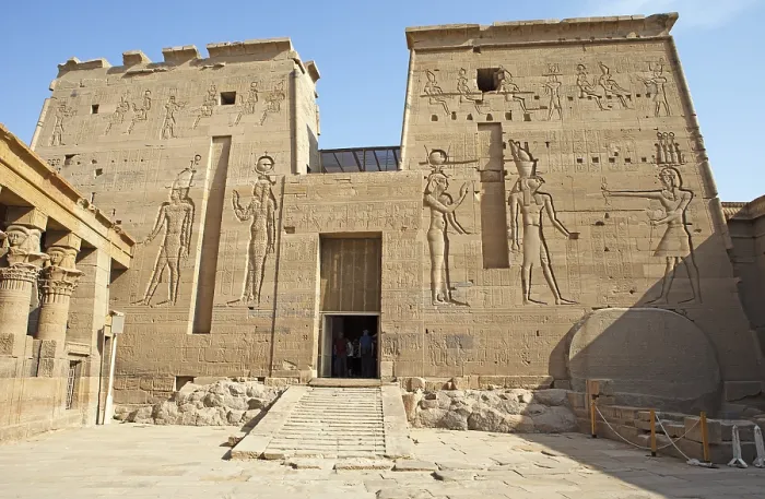 Gerahmter Druck : Isistempel, Tempelanlage von Philae Gerahmter Druck : Isistempel, Tempelanlage von Philae