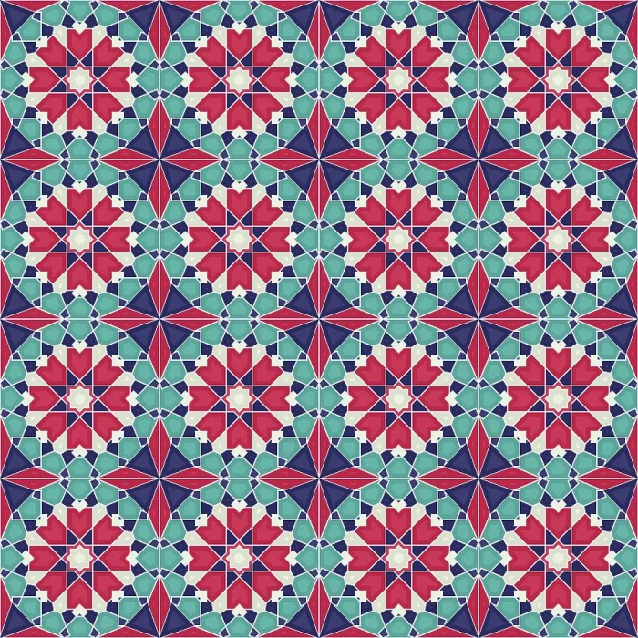 Gerahmter Druck : Islamische geometrische Muster Gerahmter Druck : Islamische geometrische Muster