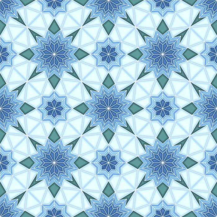 Gerahmter Druck : Islamischer geometrischer Muster Gerahmter Druck : Islamischer geometrischer Muster