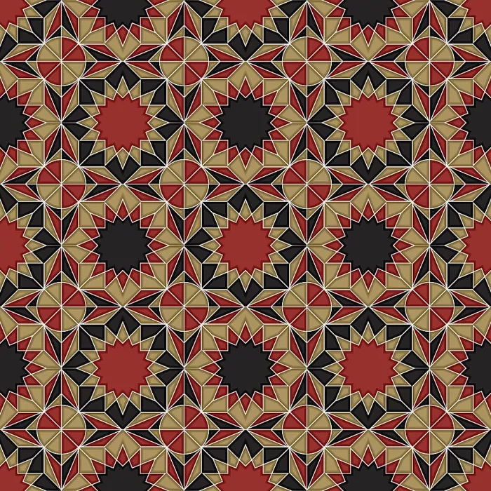 Gerahmter Druck : Islamische geometrische Muster Gerahmter Druck : Islamische geometrische Muster