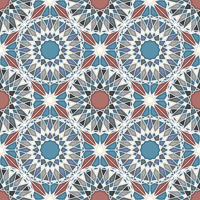 Gerahmter Druck : Islamischer geometrischer glatter Vektormuster. Gerahmter Druck : Islamischer geometrischer glatter Vektormuster.