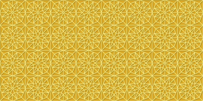 Gerahmter Druck : Islamischer Goldschmuck-Vector-Seamless-Muster Gerahmter Druck : Islamischer Goldschmuck-Vector-Seamless-Muster