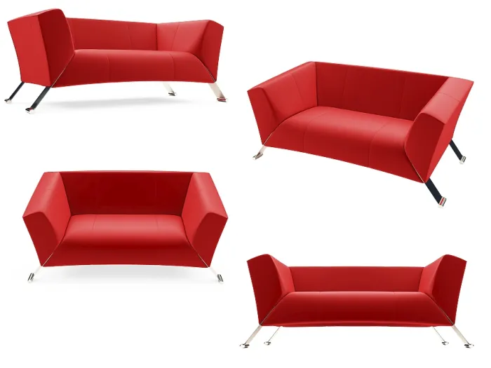 Gerahmter Druck : Isolierte Collage von Sofa über weißem Hintergrund. Gerahmter Druck : Isolierte Collage von Sofa über weißem Hintergrund.