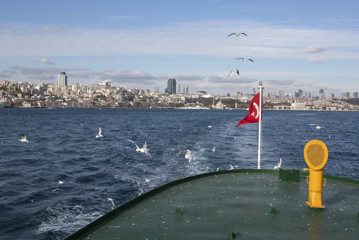 Gerahmter Druck : Istanbuler Stadtlandschaft, Türkei. Gerahmter Druck : Istanbuler Stadtlandschaft, Türkei.