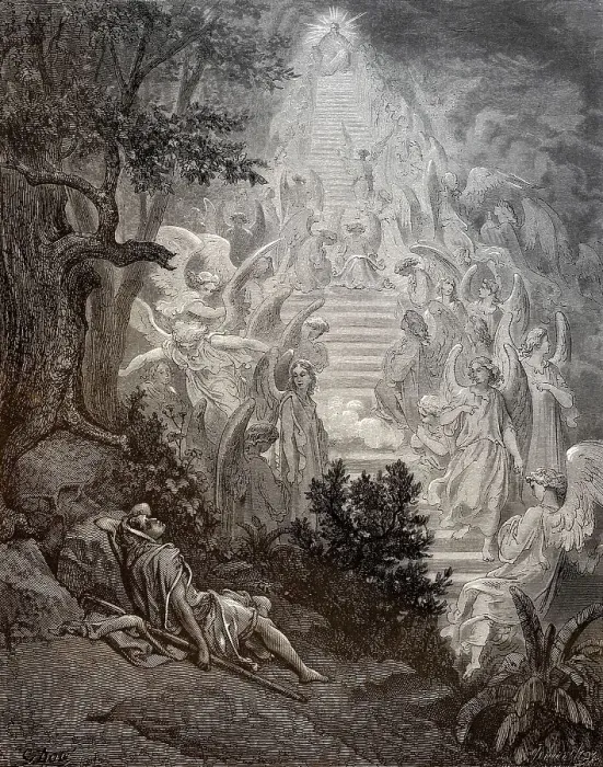 Gerahmter Druck : Jakobs Traum im Alten Testament Gerahmter Druck : Jakobs Traum im Alten Testament
