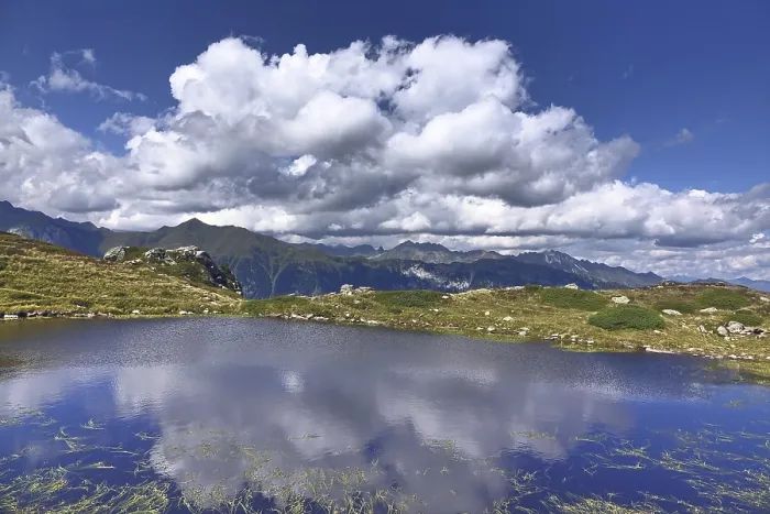 Gerahmter Druck : See am Jaufenpass Gerahmter Druck : See am Jaufenpass
