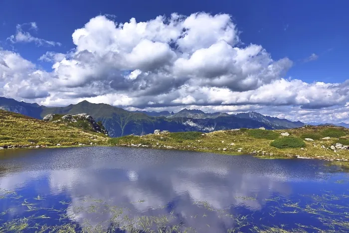 Gerahmter Druck : See am Jaufenpass Gerahmter Druck : See am Jaufenpass