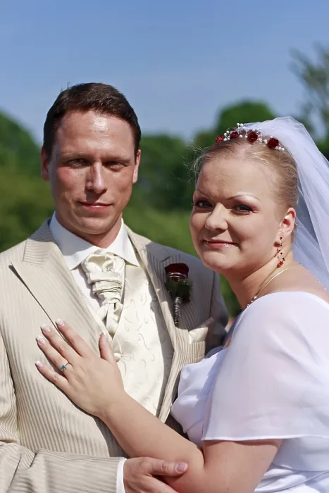 Gerahmter Druck : Verheiratet. Gerahmter Druck : Verheiratet.