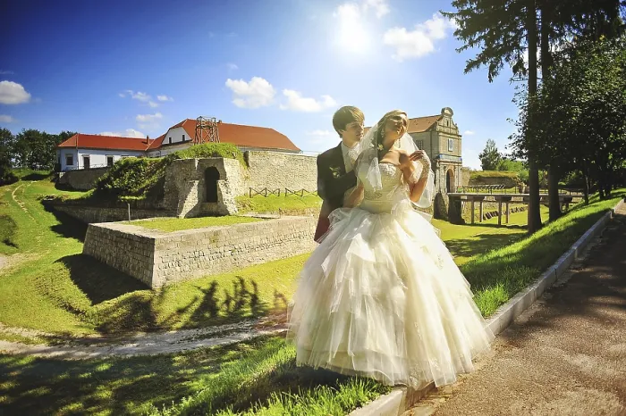 Gerahmter Druck : Gerade verheiratet in Liebe Gerahmter Druck : Gerade verheiratet in Liebe