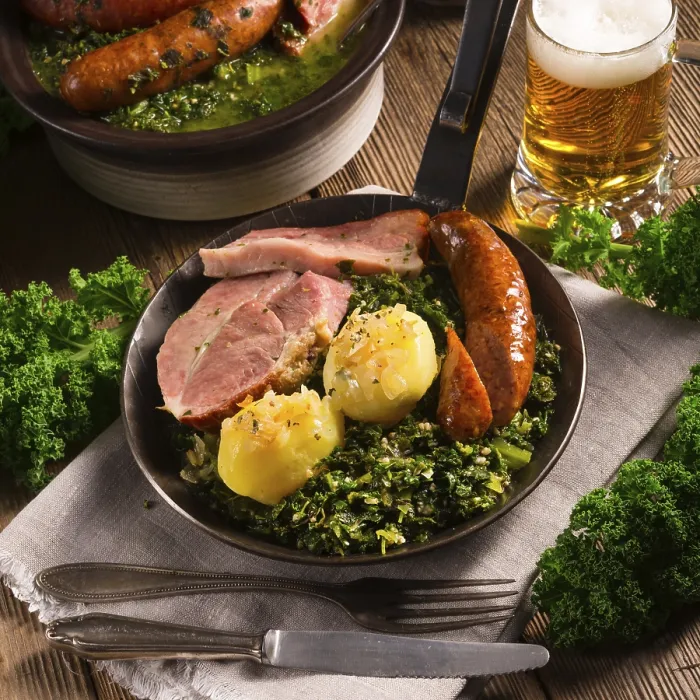 Gerahmter Druck : Kale oder Borekohl Gerahmter Druck : Kale oder Borekohl