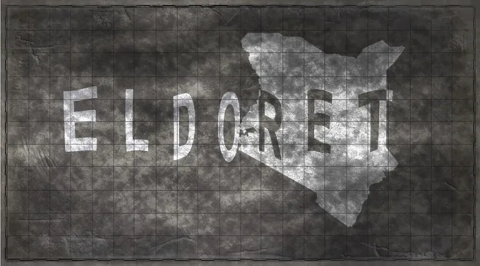 Gerahmter Druck : Kenia Eldoret Chalkboard Typography Map Gerahmter Druck : Kenia Eldoret Chalkboard Typography Map