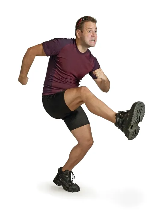 Gerahmter Druck : Kickermann Gerahmter Druck : Kickermann