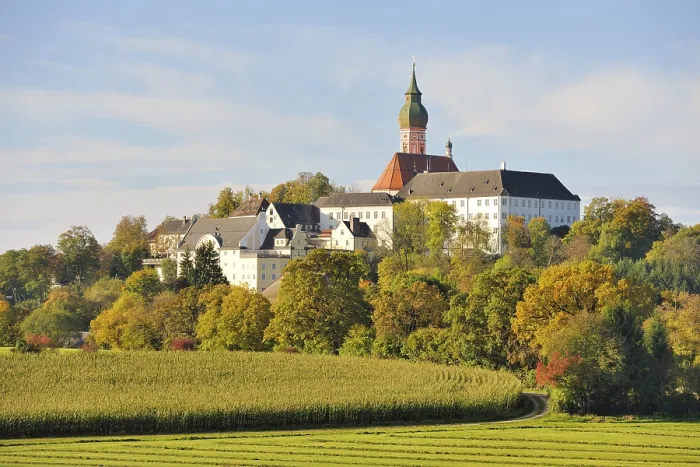 Gerahmter Druck : Kloster Andechs, Benediktinerkloster Gerahmter Druck : Kloster Andechs, Benediktinerkloster