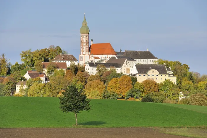Gerahmter Druck : Kloster Andechs, Benediktinerkloster Gerahmter Druck : Kloster Andechs, Benediktinerkloster