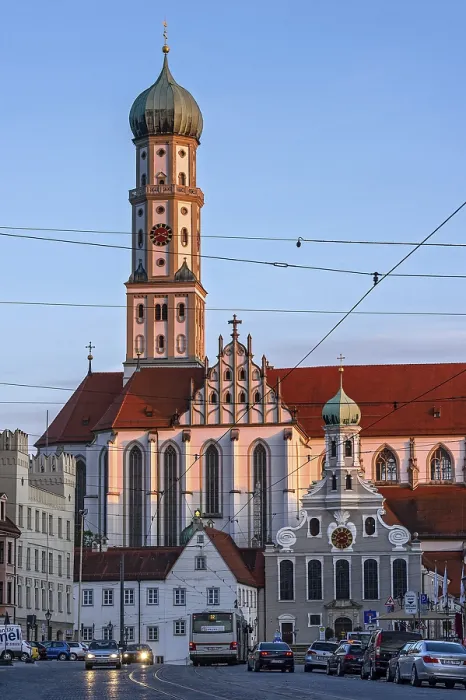 Gerahmter Druck : Klosterkirche ehemaliges Benediktinerkloster von St. Gerahmter Druck : Klosterkirche ehemaliges Benediktinerkloster von St.
