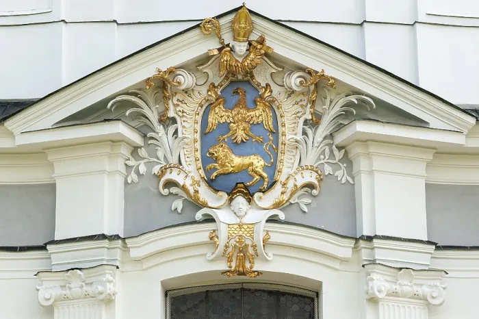 Gerahmter Druck : Klosterwappen, Klosteremblem
