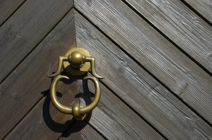 Gerahmter Druck : Knocker Gerahmter Druck : Knocker