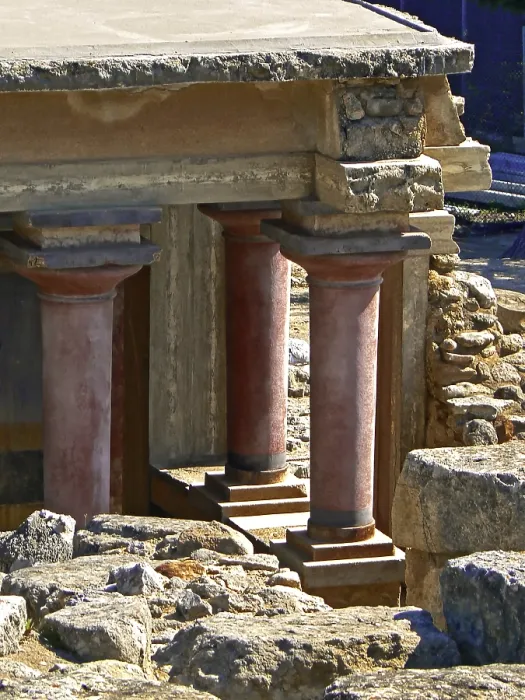 Gerahmter Druck : Knossos, Kreta