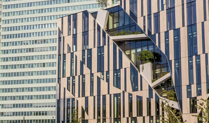 Gerahmter Druck : Ko-Bogen-Komplex mit Bürogebäuden, Läden und Restaurants in der Konigsallee, Innenstadt Düsseldorf, Nordrhein-Westfalen Gerahmter Druck : Ko-Bogen-Komplex mit Bürogebäuden, Läden und Restaurants in der Konigsallee, Innenstadt Düsseldorf, Nordrhein-Westfalen