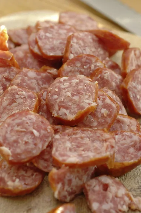 Gerahmter Druck : Kohlwurst / Wurst Gerahmter Druck : Kohlwurst / Wurst