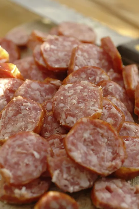 Gerahmter Druck : Kohlwurst / Wurst Gerahmter Druck : Kohlwurst / Wurst