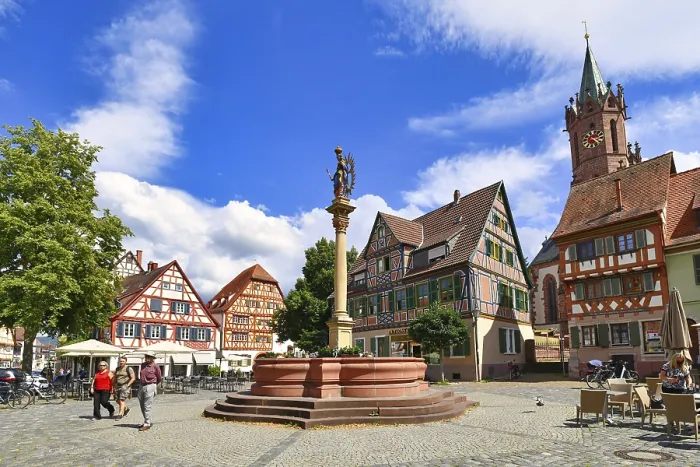 Gerahmter Druck : Ladenburg, Deutschland Gerahmter Druck : Ladenburg, Deutschland