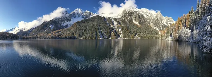 Gerahmter Druck : See Südwesttirol