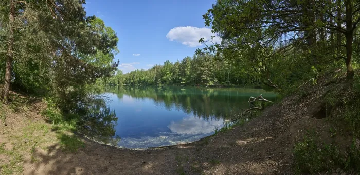 Gerahmter Druck : Seejensee mit Spiegelung der Landschaft Gerahmter Druck : Seejensee mit Spiegelung der Landschaft
