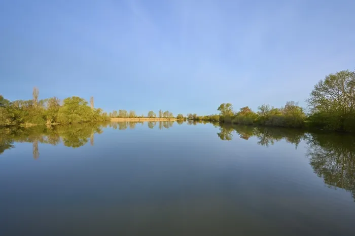 Gerahmter Druck : Altmühlsee bei Morgenlicht Gerahmter Druck : Altmühlsee bei Morgenlicht