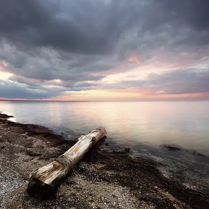 Gerahmter Druck : Sonnenuntergang am See. Gerahmter Druck : Sonnenuntergang am See.