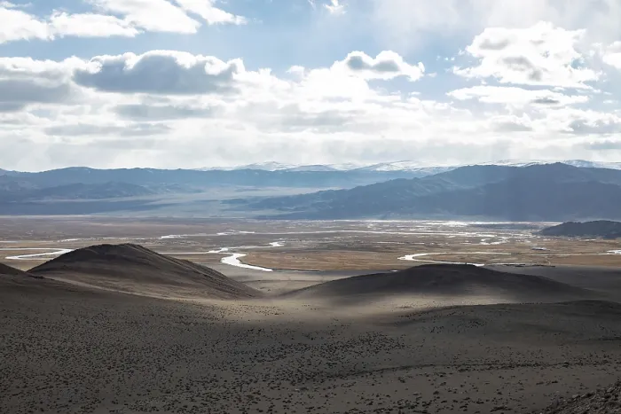 Gerahmter Druck : Landschaft, Altai, Mongolei Gerahmter Druck : Landschaft, Altai, Mongolei