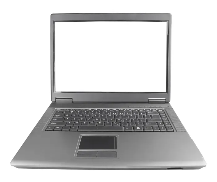 Gerahmter Druck : Laptop isoliert. Gerahmter Druck : Laptop isoliert.
