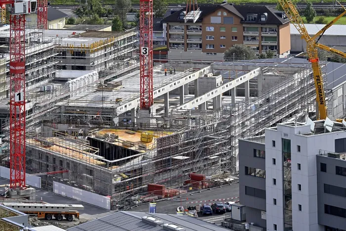 Gerahmter Druck : Großbaustelle Gerahmter Druck : Großbaustelle