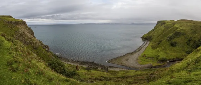 Gerahmter Druck : Lealt-Fall-Blickpunkt, Trotternish Gerahmter Druck : Lealt-Fall-Blickpunkt, Trotternish