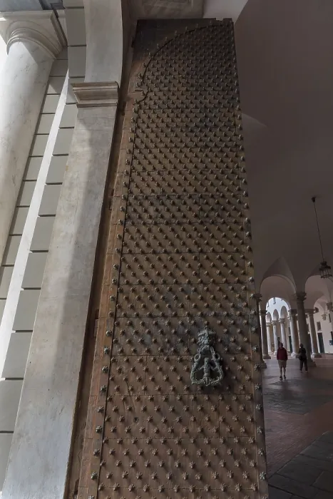 Gerahmter Druck : Linke Torflügel des Palazzo Ducale Gerahmter Druck : Linke Torflügel des Palazzo Ducale