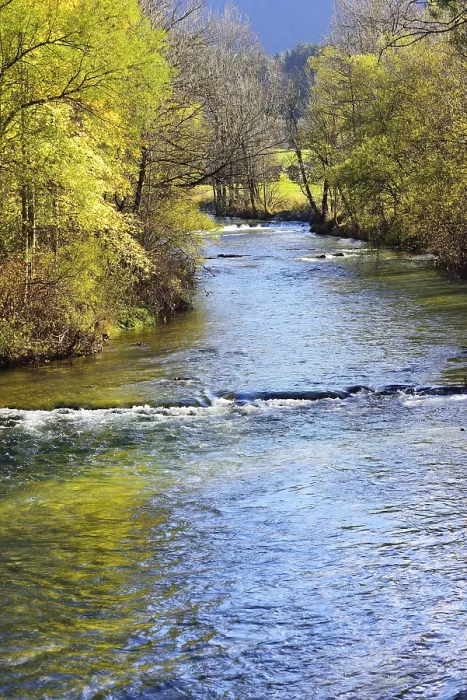 Gerahmter Druck : Leitzach, Bergbach Gerahmter Druck : Leitzach, Bergbach