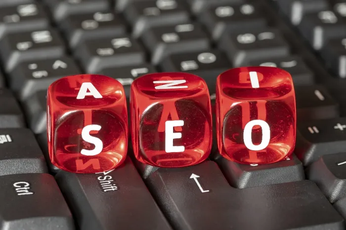 Gerahmter Druck : Briefwürfel auf der Computer-Tastatur - SEO Gerahmter Druck : Briefwürfel auf der Computer-Tastatur - SEO