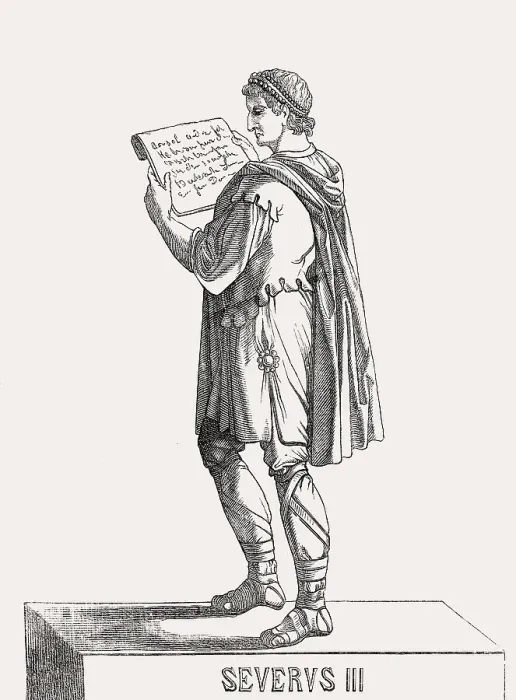 Gerahmter Druck : Severus Libius Gerahmter Druck : Severus Libius