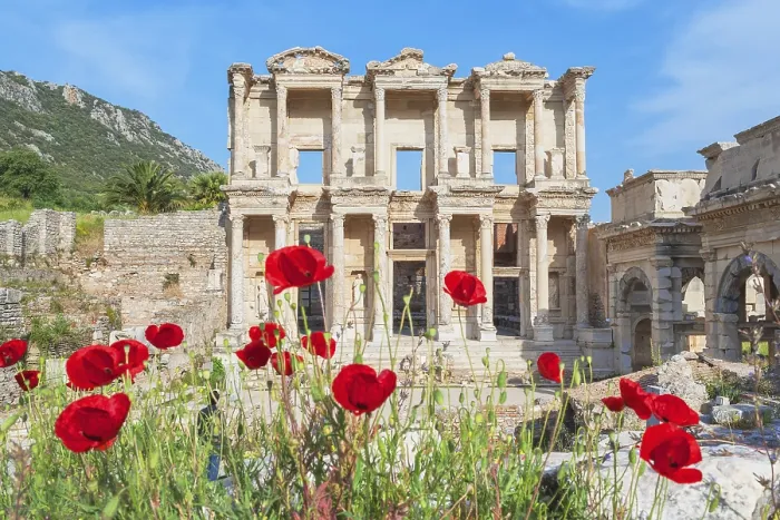 Gerahmter Druck : Bibliothek des Celsus, Ephesos, Türkei. Gerahmter Druck : Bibliothek des Celsus, Ephesos, Türkei.
