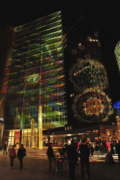 Gerahmter Druck : Lichterfest, Potsdamer Platz Gerahmter Druck : Lichterfest, Potsdamer Platz