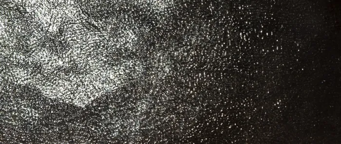 Gerahmter Druck : Lichtreflexe auf einem Glasflügel. Gerahmter Druck : Lichtreflexe auf einem Glasflügel.
