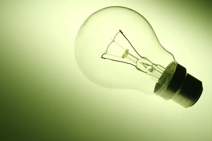 Gerahmter Druck : Lightbulb