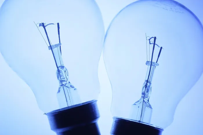 Gerahmter Druck : Lightbulbs Gerahmter Druck : Lightbulbs
