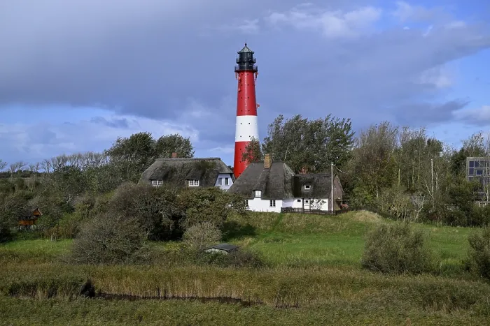 Gerahmter Druck : Leuchtturm von 1906, Insel Pellworm Gerahmter Druck : Leuchtturm von 1906, Insel Pellworm