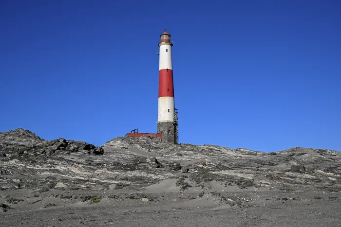 Gerahmter Druck : Leuchtturm von 1915, Diaz Point Gerahmter Druck : Leuchtturm von 1915, Diaz Point